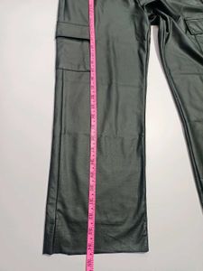 Cargo leather Pants Free Size 28-34 Fixed Price