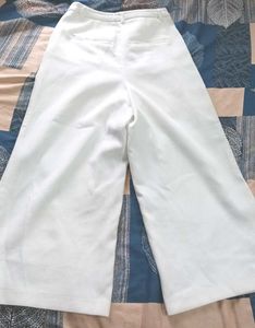 White Wide Leg Pants