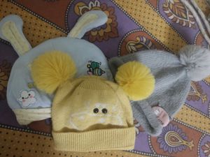 Cute Baby Hats (3 Pack)