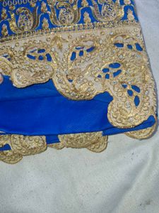 Royal Blue Dress Material