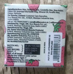 Million Colors Lip Balm