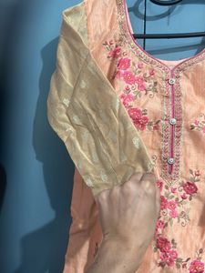 Beautiful Coral Colour Suit