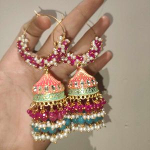 Designer Jhumka Earrings