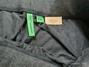 Xxl Soft Navy Blue Ankle Leggings