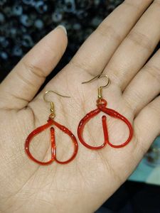 Brand New Unused Unique Glass Earrings