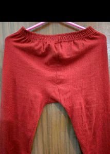 Woolen Red Kurta Set