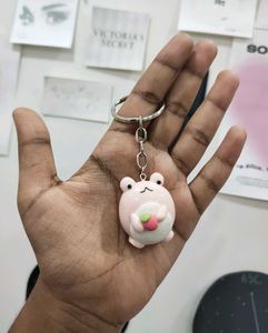 Strawberry Frog Charm 🐸🍓