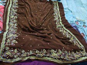aari tari work saree just buy it very beautiful 😍