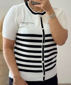 Striped Buttoned Down Korean Top