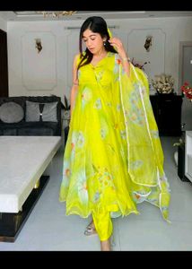 Organza Anarkali Suit