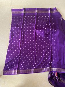 💜Purple dola Silk Saree💜 BRAND NEW