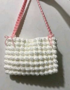 Chrochet Popcorn Bag