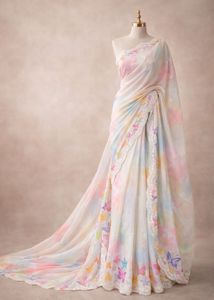 Butterfly pure organza Saree