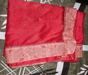 Elegant Red Dupatta 🍒✨