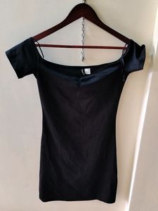 Cute Black Colour Off Shoulder One Piece
