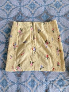 Forever 21 Floral Mini Skirt