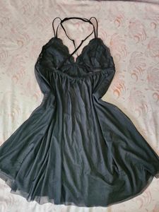 Black Lace Nightsuit