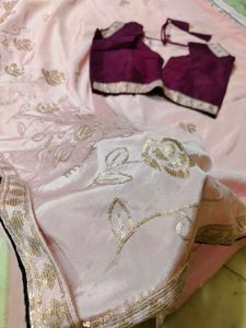Combination Saree An Blouse Marvadi Style  🫴😍
