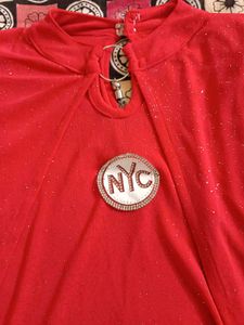 Red NYC Top