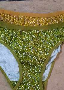 4 Printed Cotton Briefs Size- L