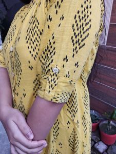 Yellow Kurti