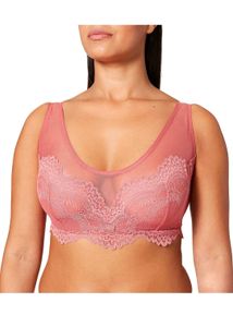 New Sky Blue Lace Branded Bra...32G