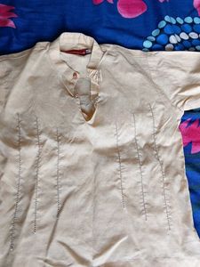 Elegant Beige Kurta Top for boys