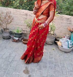Red Saree