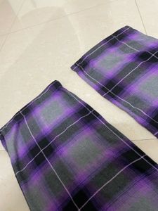 DKNY Purple Plaid Lounge Pants