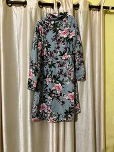 Floral Print  Shirt Dress