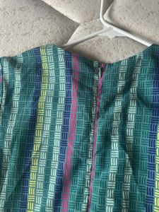 Patterned Green Jumpsuit