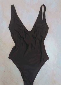 Elegant Black One-Piece Swimsuit