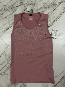 L.C. Couture Embellished Tank Top