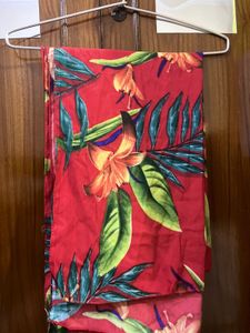 Lily Printed scrff Red