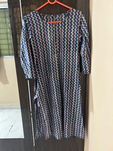 Patterned Cotton Kurti