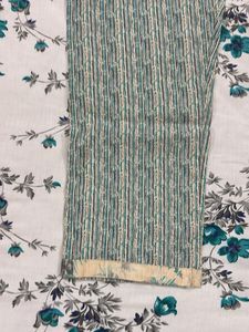 Floral Print Kurta Pant Set