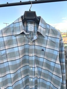 Blue Plaid Shirt