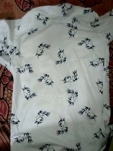 Printed White Shirt