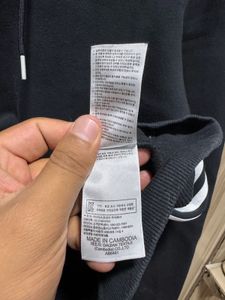 Adidas Sport Essentials 3 Strips Black Hoodie