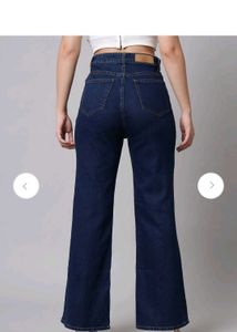 Dark Blue Flared Jeans