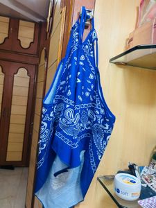 Blue Bandana Halter Top