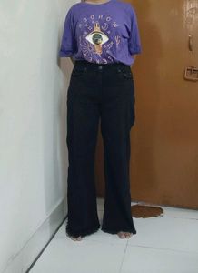 High Waisted Black Jeans
