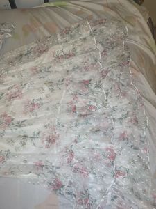 Whimsical Floral Ruffle Dress by AND