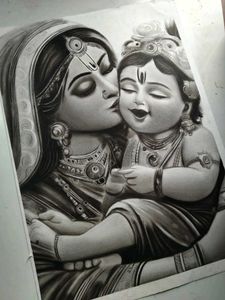 Radha Krishna Art