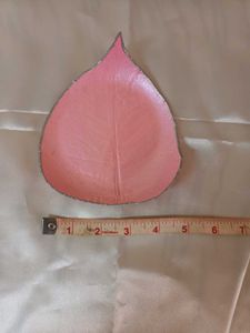 Pink Leaf Trinket Dish