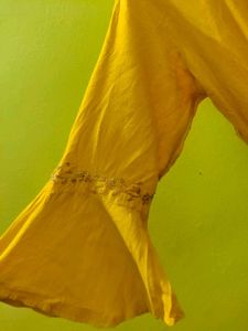 Mustard Yellow Kurti Dress