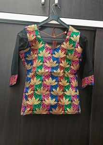 Banarasi Beautiful Short Kurta