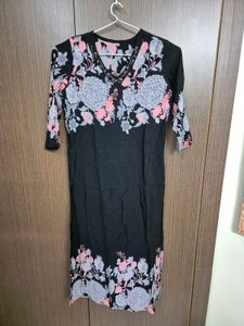 Black Floral Suit Set | 36
