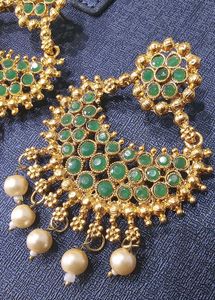 Combo Necklace Set And Earrings