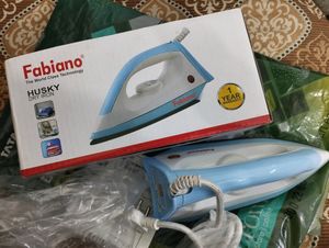 🔥Fabiano HUSKY 1100 Watts Dry Iron Non Stick Sole